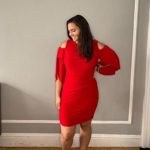 Stunning sexy red dress